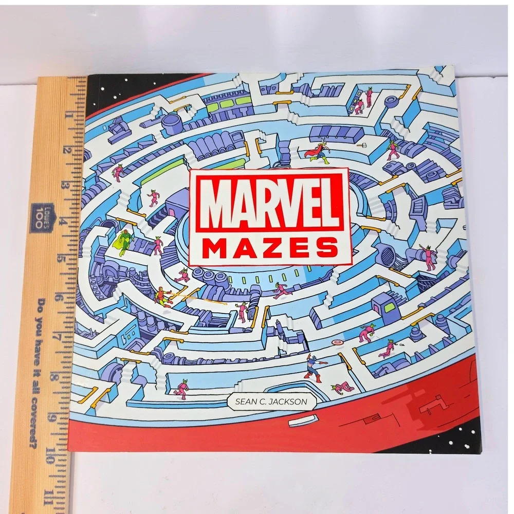 Marvel Marvel Mazes Activity Puzzle Book 2020 Softback Illustrations